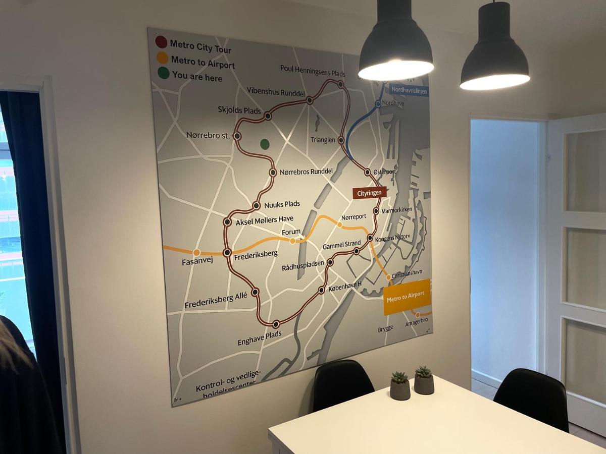 Central Copenhagen Apt With Balcony, Free Parking W Elevator Exteriör bild