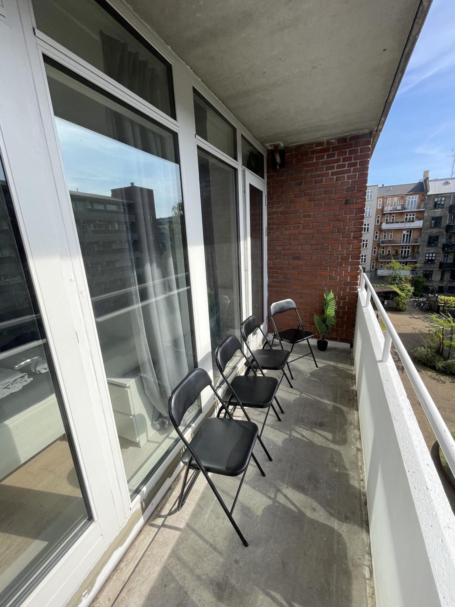 Central Copenhagen Apt With Balcony, Free Parking W Elevator Exteriör bild